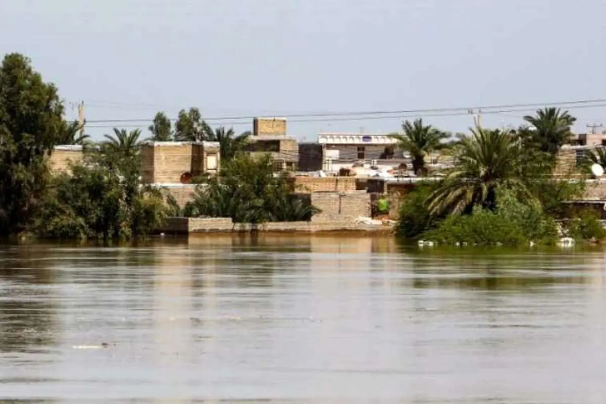 رسیدن سیل به ۴۵ کیلومتری روستاهای خرمشهر