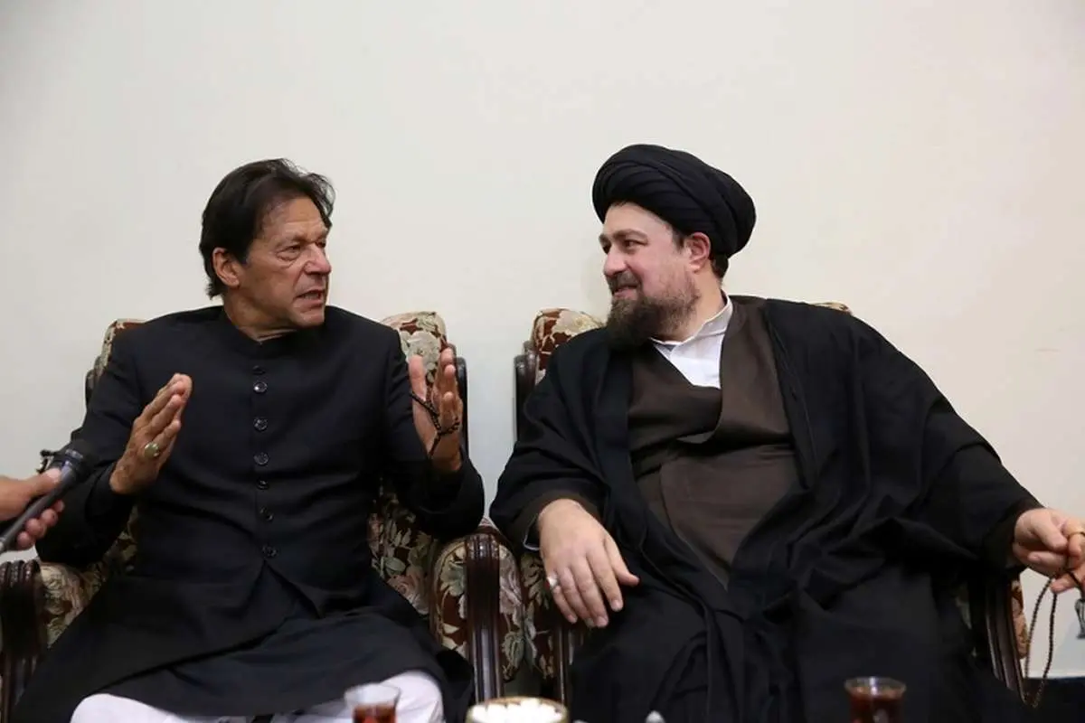 دیدار عمران خان با سید حسن خمینی