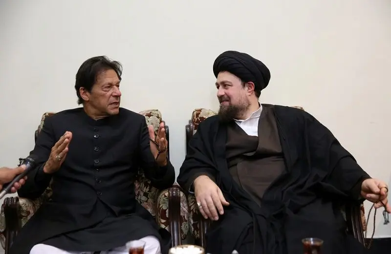دیدار عمران خان با سید حسن خمینی