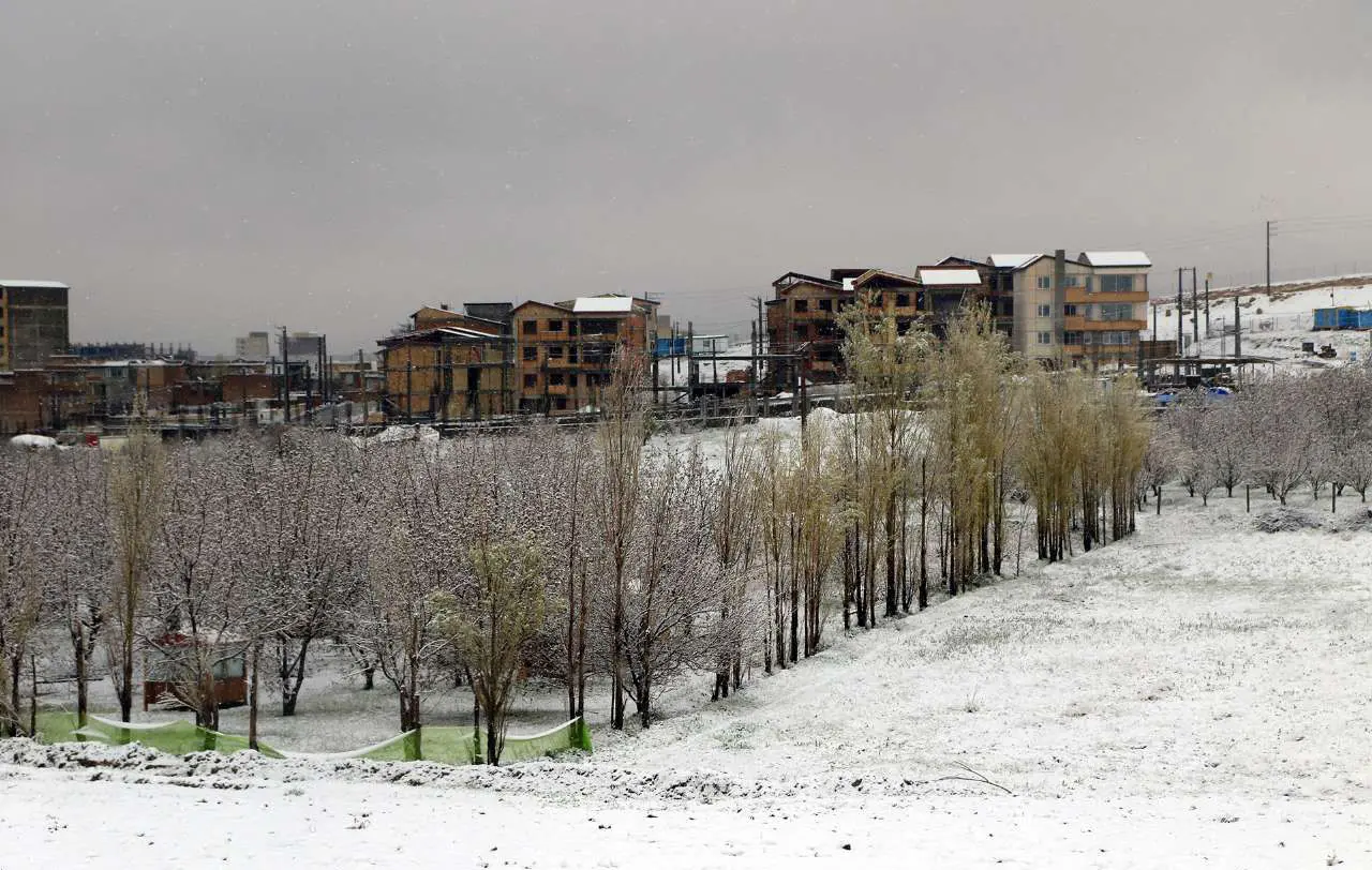(تصاویر) برف و سرمای بهاری در آذربایجان غربی