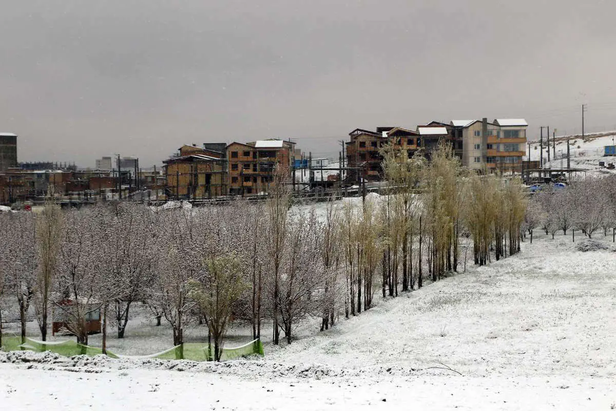 (تصاویر) برف و سرمای بهاری در آذربایجان غربی