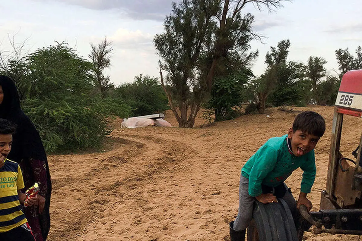 (تصاویر) آبگرفتگی روستاهای بخش مرکزی شادگان