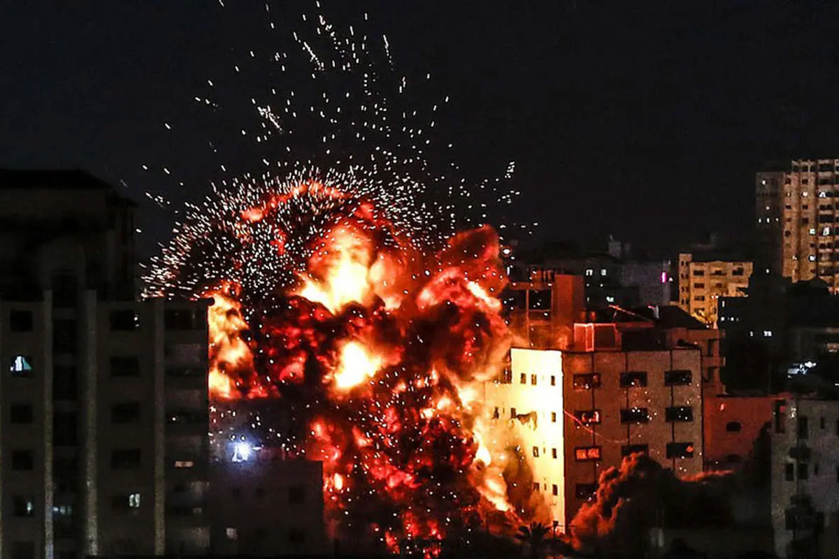 (تصاویر) شهادت نوزاد ۱۴ ماهه فلسطینی در حملات اسرائیل به نوار غزه