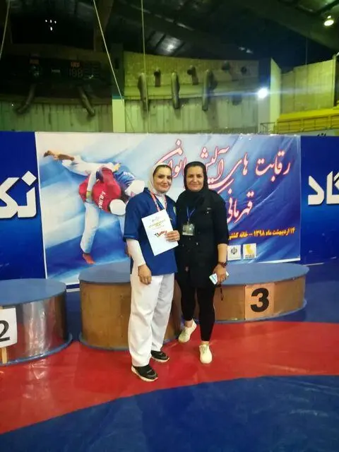 برادری که حریف تمرینی خواهرش شد