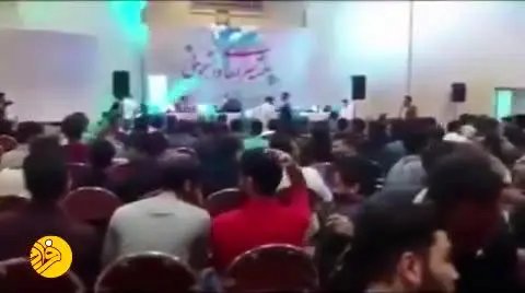 (ویدئو) پخش ترانه خواننده زن در جشن دانشگاه همدان!