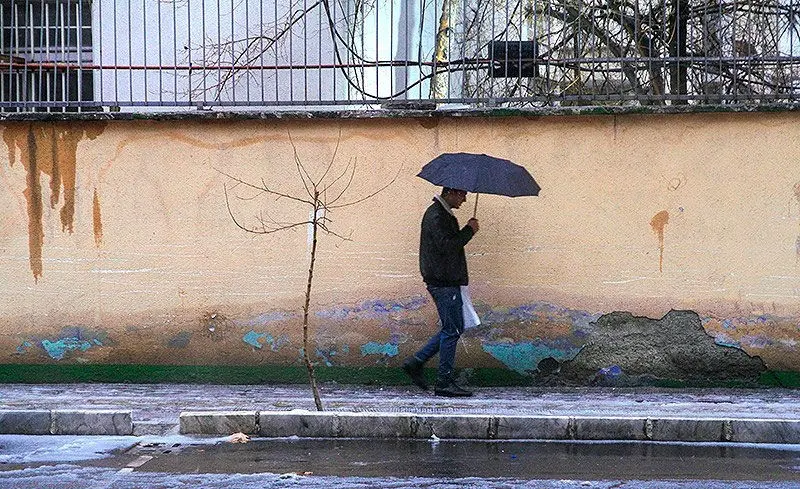 بارش "باران و تگرگ" در تهران و بسیاری از استان‌های کشور