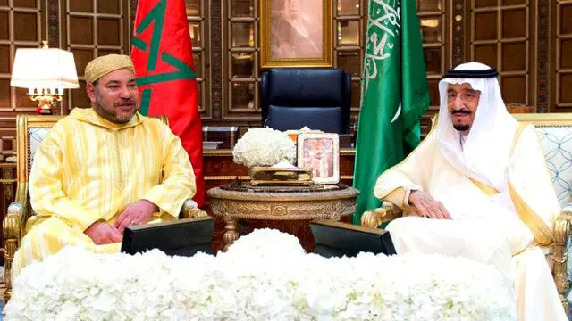 پیام پادشاه مراکش به ملک سلمان