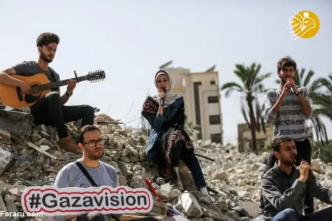 (تصاویر) اعتراض متفاوت خواننده زن فلسطینی به یوروویژن