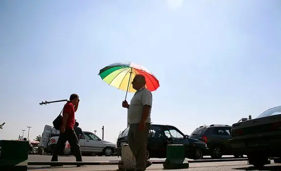 افزایش دمای هوای تهران