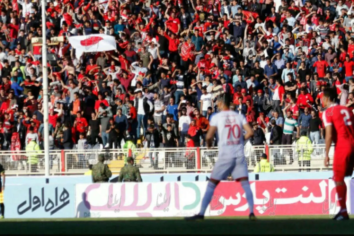جنجالی ترین تصویر در دیدار تراکتور - پرسپولیس