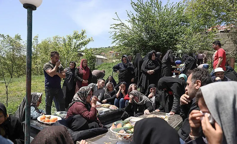 (تصاویر) آیین "عید مردگان" در مازندران