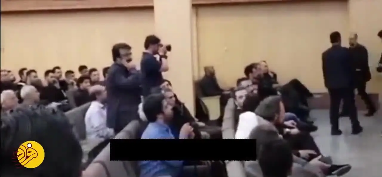 (ویدئو) قهر سیروان خسروی در مراسم یادبود بهنام صفوی