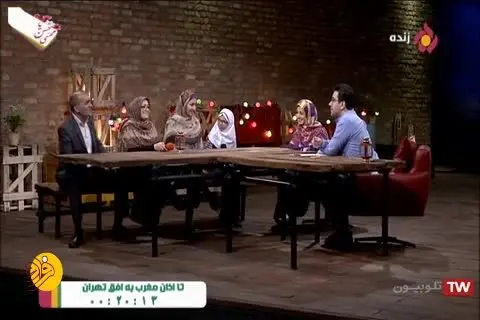 (ویدئو) برخورد زشت مجری با مهمان برنامه زنده