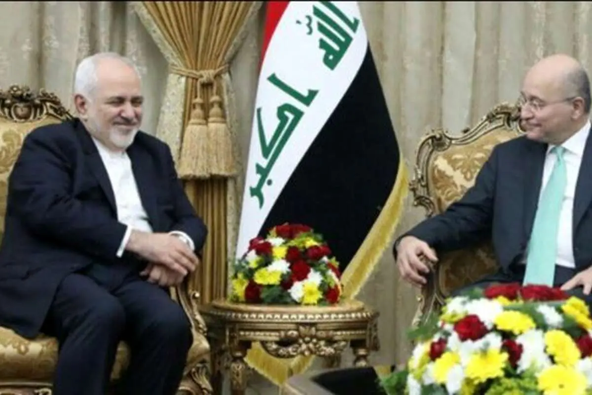 رایزنی ظریف با رئیسجمهور عراق