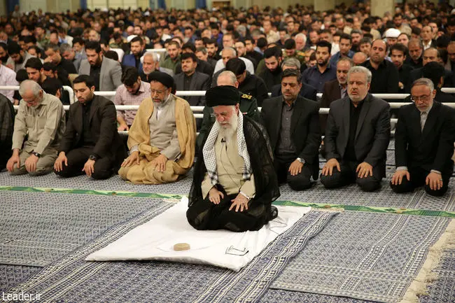 تصاویر مراسم سوگواری شهادت امام علی (ع) با حضور رهبر انقلاب