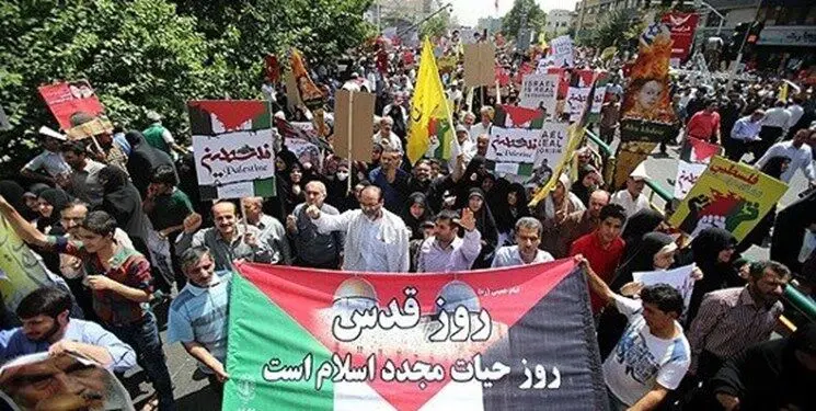 مسیرهای ۱۰ گانه راهپیمایی روز قدس اعلام شد