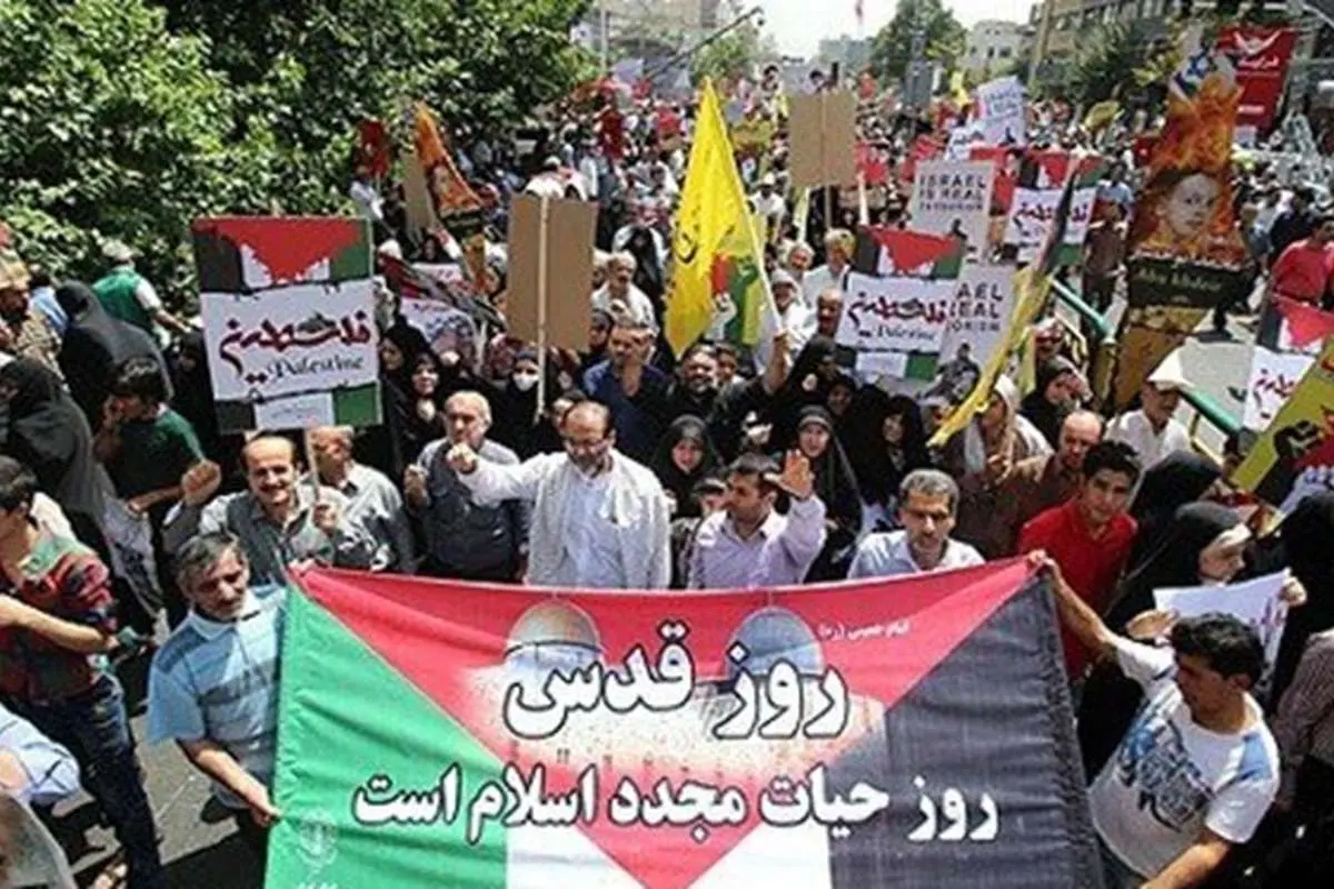 مسیرهای ۱۰ گانه راهپیمایی روز قدس اعلام شد
