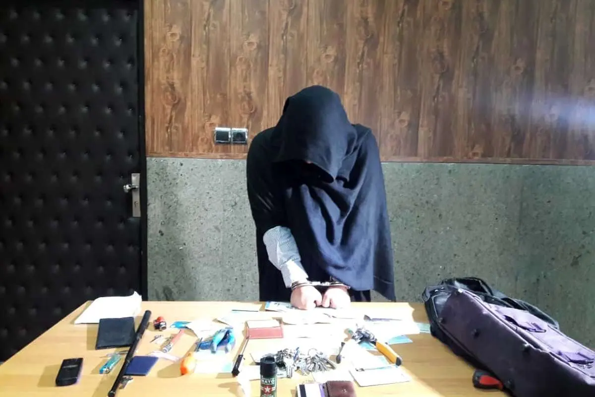 بازداشت دختری که با مدرک فوق لیسانس دزدی میکرد!