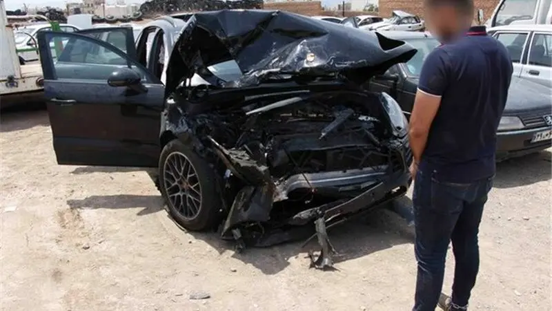متهم پورشه سوار به اتهام قتل غیر عمد بازداشت است