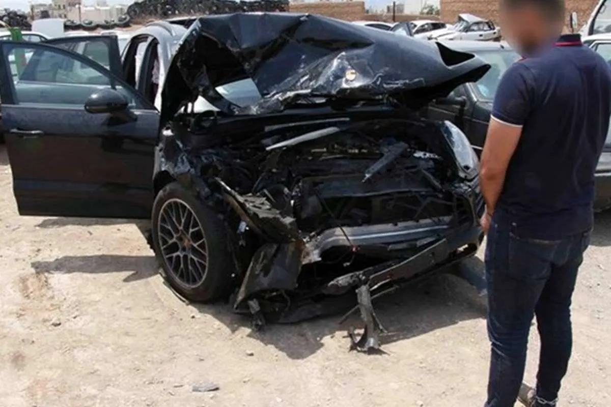 متهم پورشه سوار به اتهام قتل غیر عمد بازداشت است