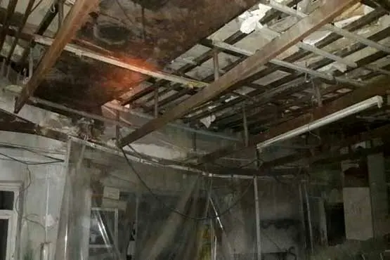 چهار مصدوم بر اثر سقوط جرثقیل در تهران