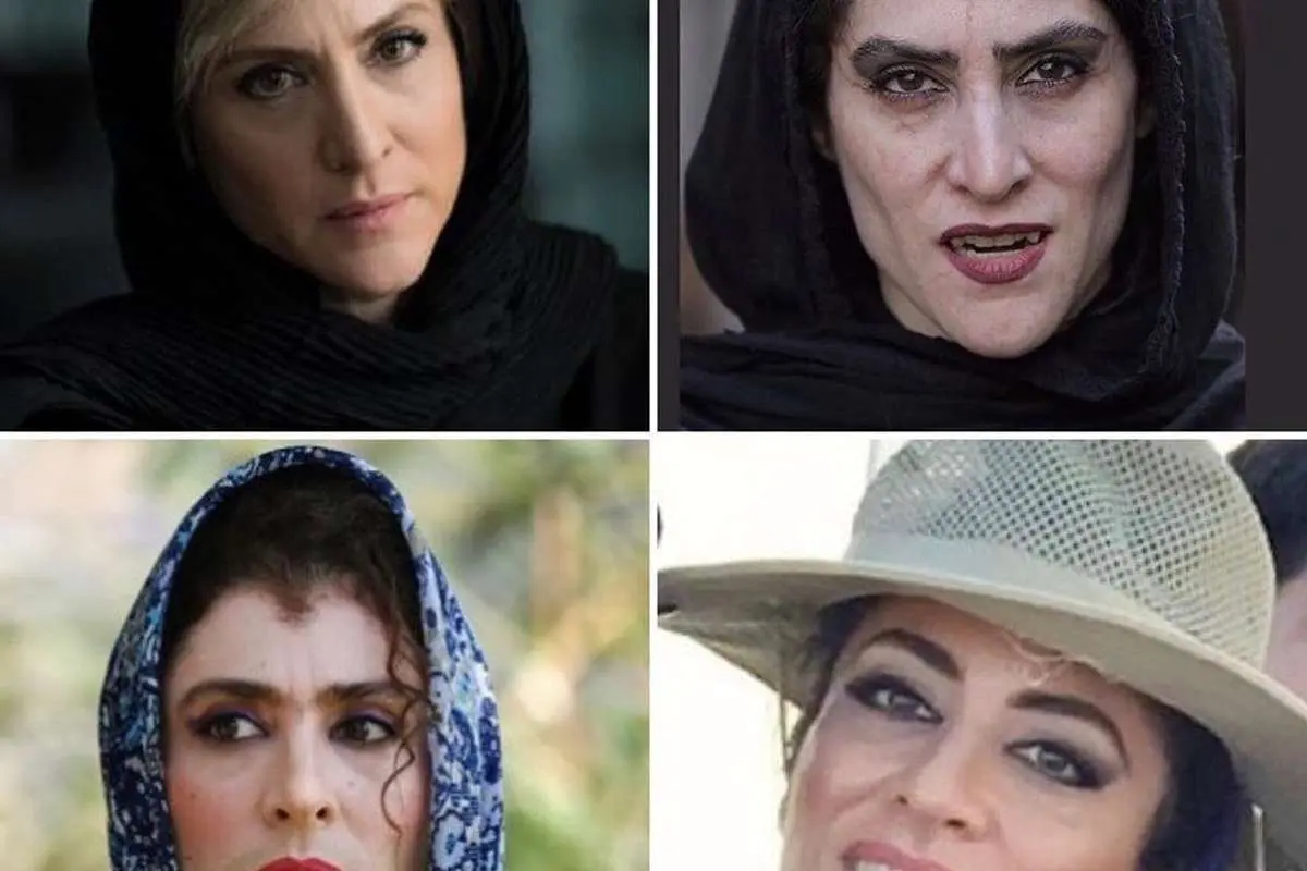 (عکس) ویشکا آسایش در ۴ گریم مختلف