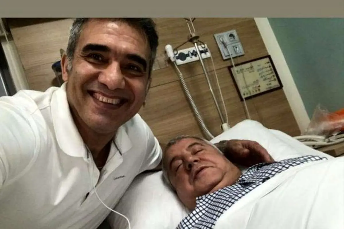 (تصویر) عابدزاده به عیادت علی پروین رفت
