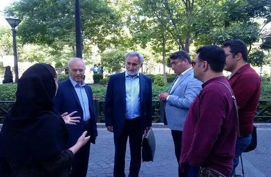 (تصویر) محمدرضا خاتمی در جلسه دادگاه انتخابات سال ۸۸
