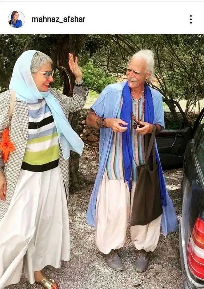 (عکس) تیپ عجیب و خاص مهناز افشار در آلمان