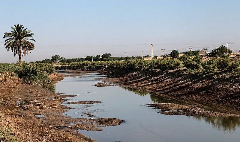 (تصاویر) کاهش شدید آب رودخانه کرخه نور