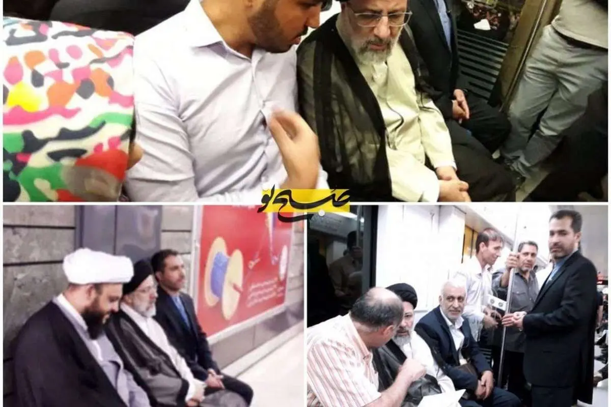 (تصویر) رئیس قوه‌قضاییه با مترو به محل کار خود رفت