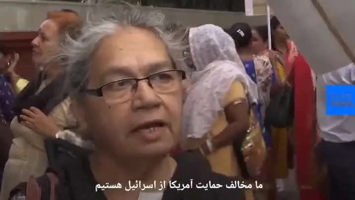 (ویدئو) شعار «نه به جنگ با ایران» در دهلی نو