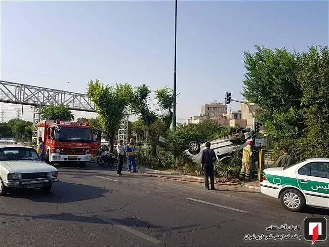 (تصاویر) ۲۰۶ متلاشی شد، زن و مرد جوان سالم ماندند!