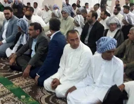 (تصویر) علی شمخانی در نماز عید فطر شهر رفیع