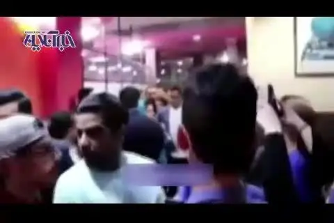 (ویدئو) داد و بیداد شدید الناز شاکردوست بر سر یک هوادار