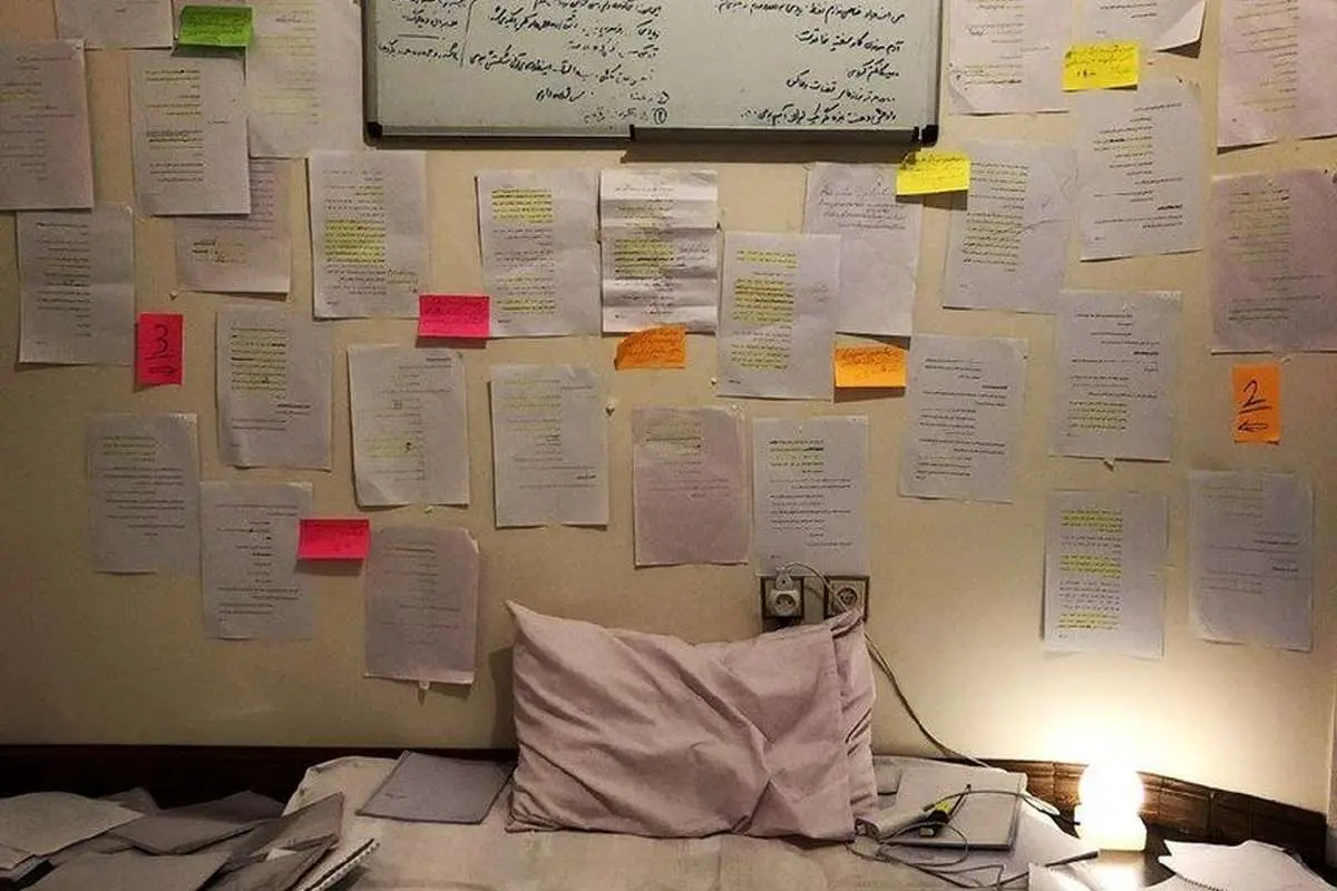 تصویری عجیب از اتاق تمرین ساعد سهیلی!