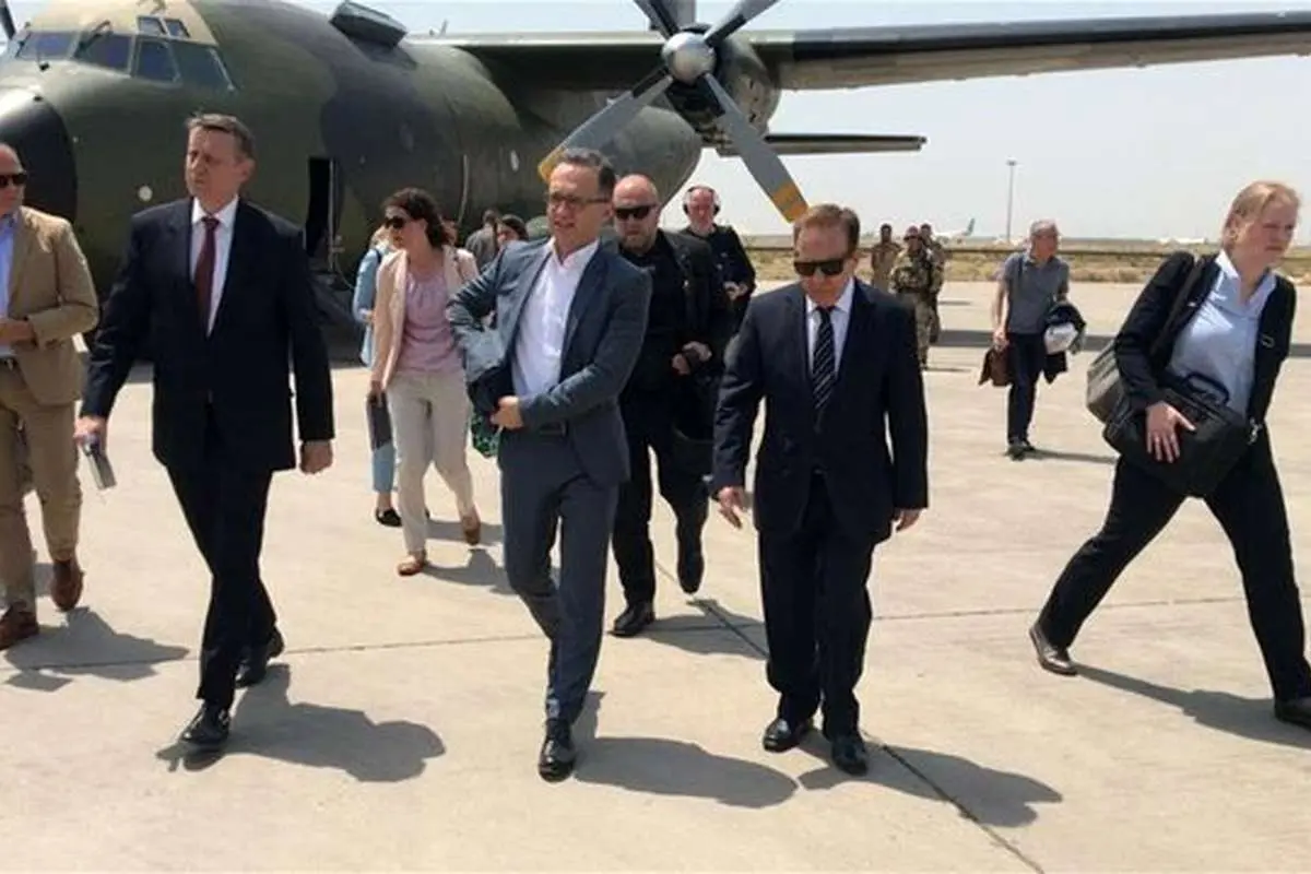 وزیر خارجه آلمان وارد بغداد شد