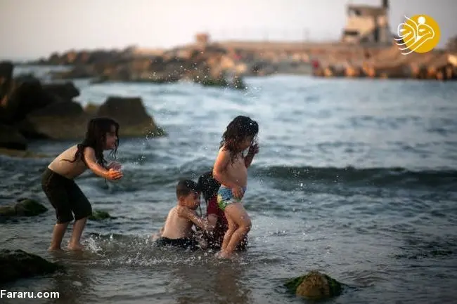 (تصاویر) رستوران لاکچری در ساحل غزه