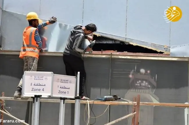 (تصاویر) فرودگاه بین‌المللی ابها پس از اصابت موشک کروز