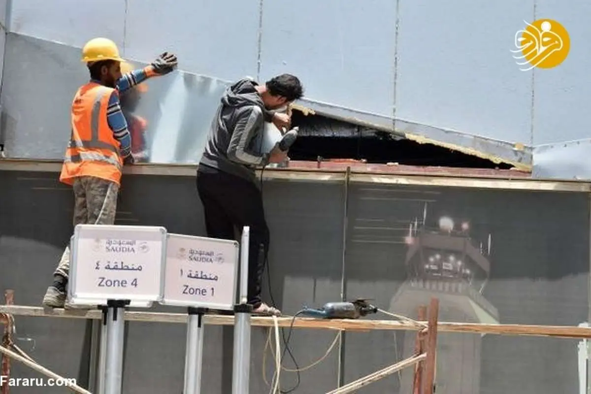(تصاویر) فرودگاه بین‌المللی ابها پس از اصابت موشک کروز