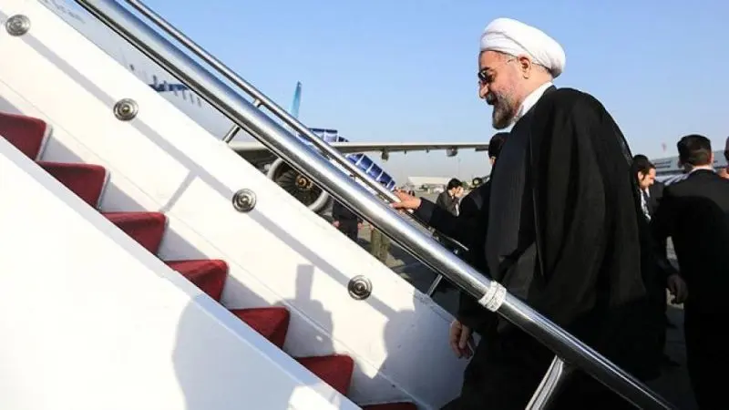 روحانی عازم قرقیزستان شد