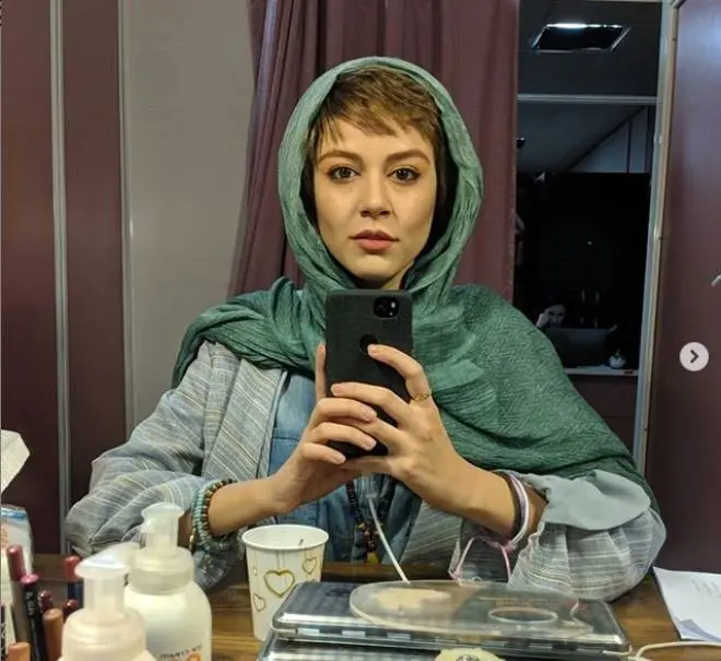 (تصاویر) تغییر چهره ماهور الوند در اولین و آخرین روز «نهنگ آبی»
