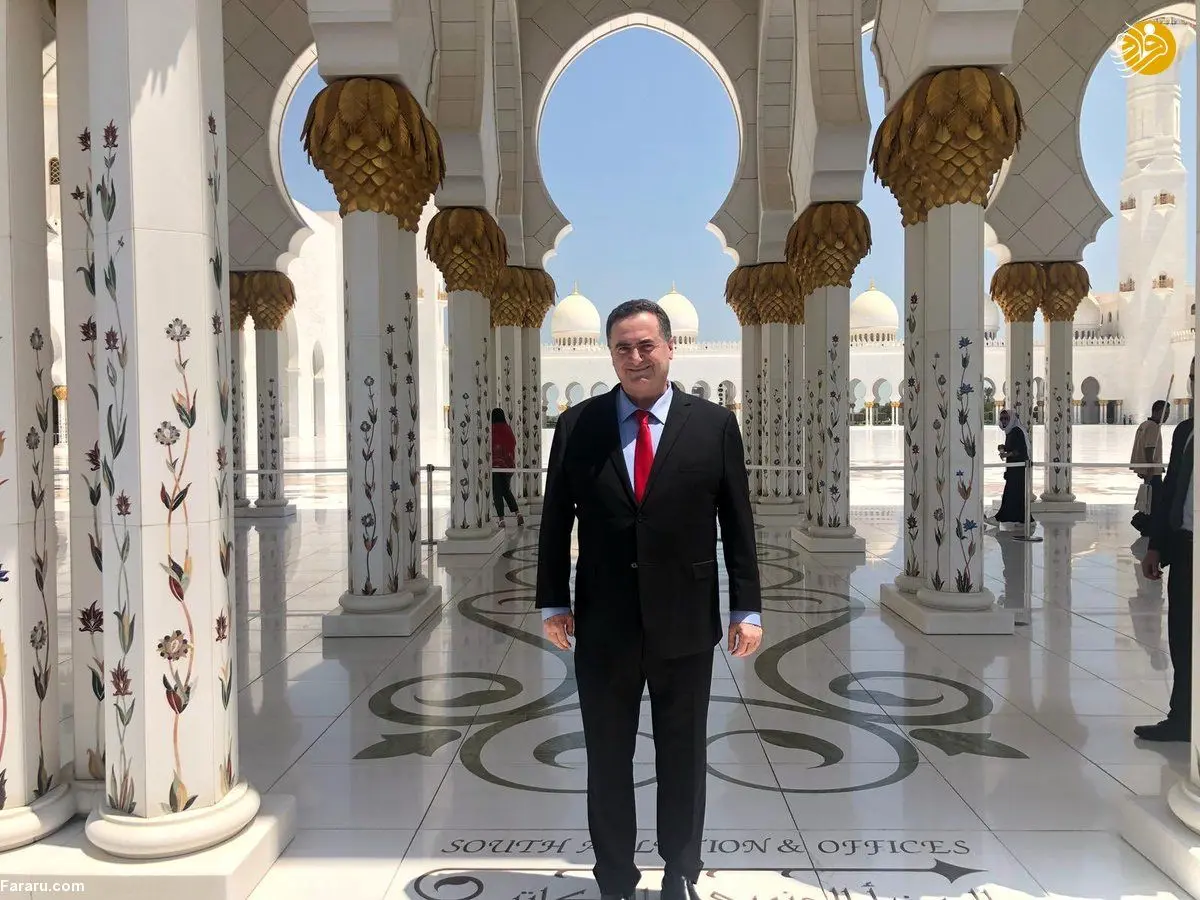 (تصاویر) حضور وزیر خارجه اسرائیل در مسجد شیخ زاید ابوظبی