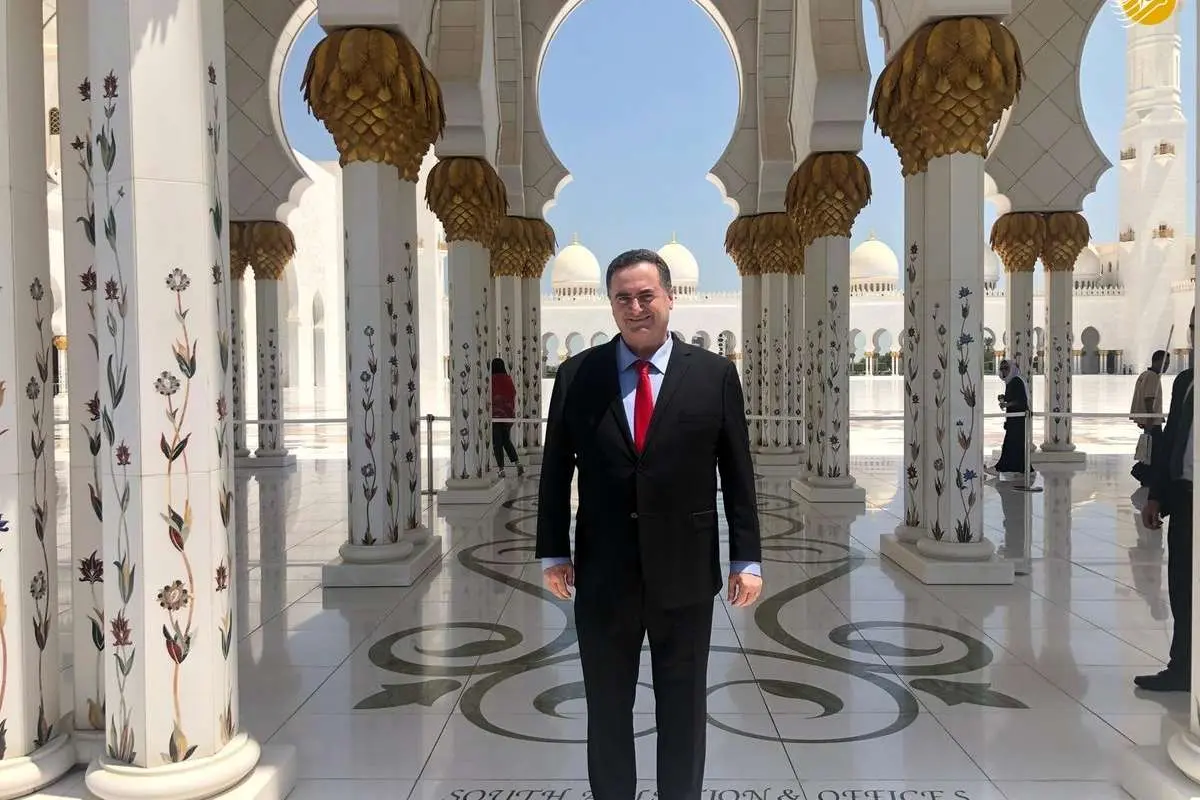 (تصاویر) حضور وزیر خارجه اسرائیل در مسجد شیخ زاید ابوظبی