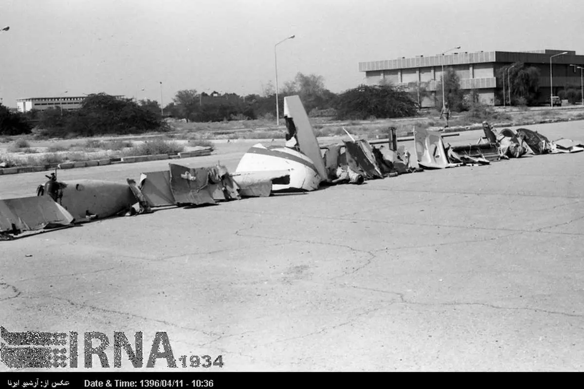 (تصاویر +16) تصاویری تکان دهنده از حمله آمریکا به هواپیمای مسافربری ایران