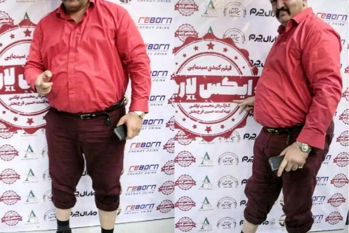 (عکس) توضیح یک بازیگر درباره تیپ عجیبش