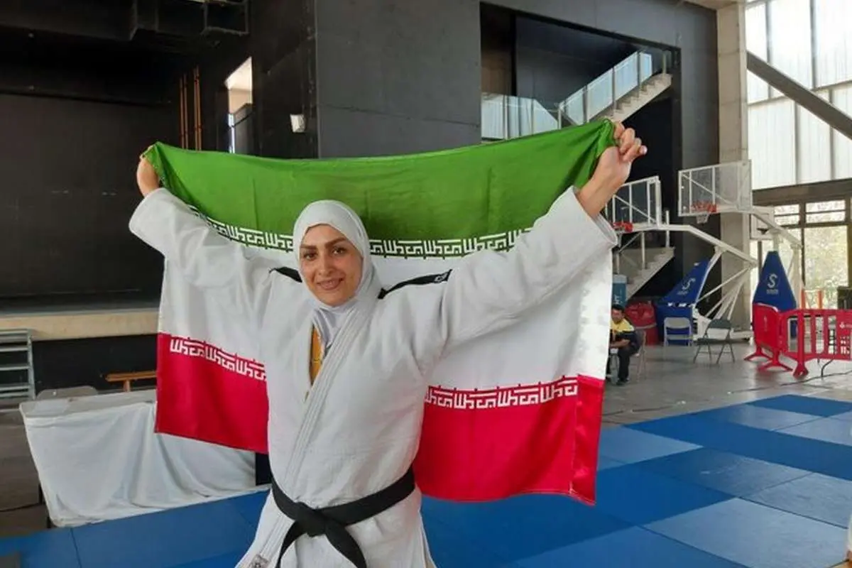 دست ندادن دختر جودوکار و عصبانیت مسئول مسابقات!