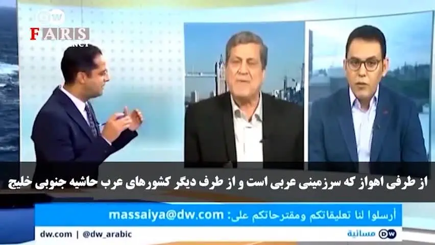 (ویدئو) درگیری دو کارشناس عرب بر سر نام خلیج فارس