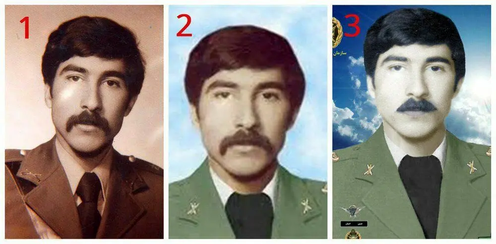 (تصویر) سانسور کراوات و سبیل عکس یک شهید!