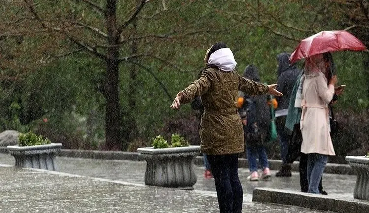 رگبار باران در شمال و جنوب کشور
